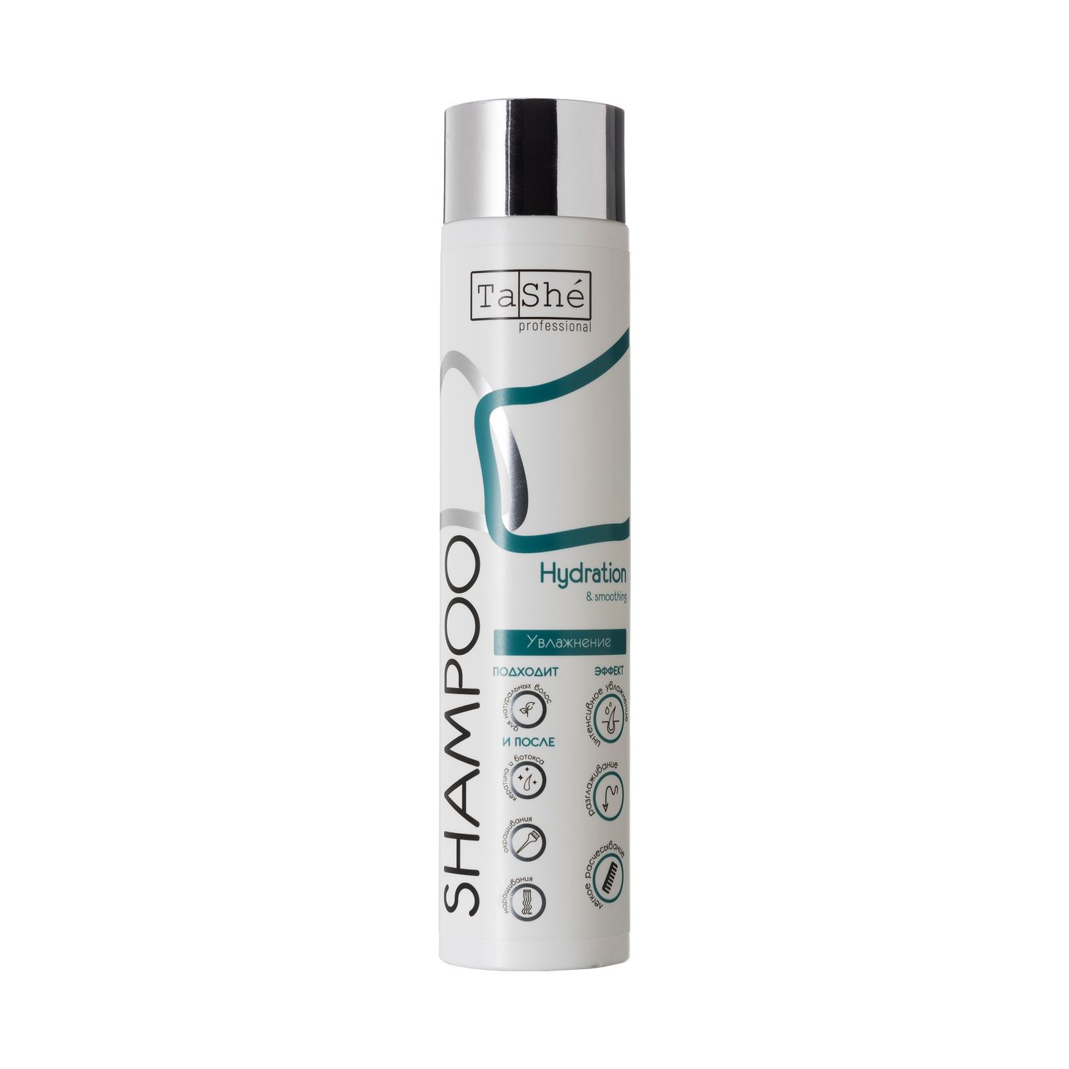 Tashe professional shampoo for hair «Hydration & smoothing», 300 ml