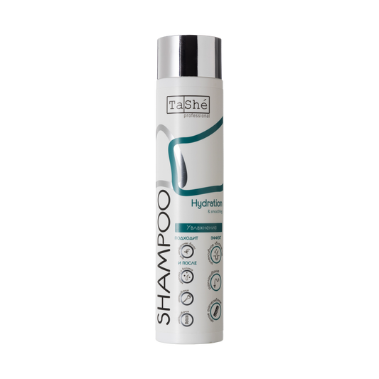 Tashe professional shampoo for hair «Hydration & smoothing», 300 ml
